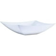 thumbnail image 1 of Premium Rectangles 128oz Pearl Bowl – Disposable, Durable, and Elegant Serveware, Reusable Plastic Serving Bowl for Salads, Desserts & Snacks – Tableware Weddings, Parties, Catering (2 pack) (6), 1 of 1