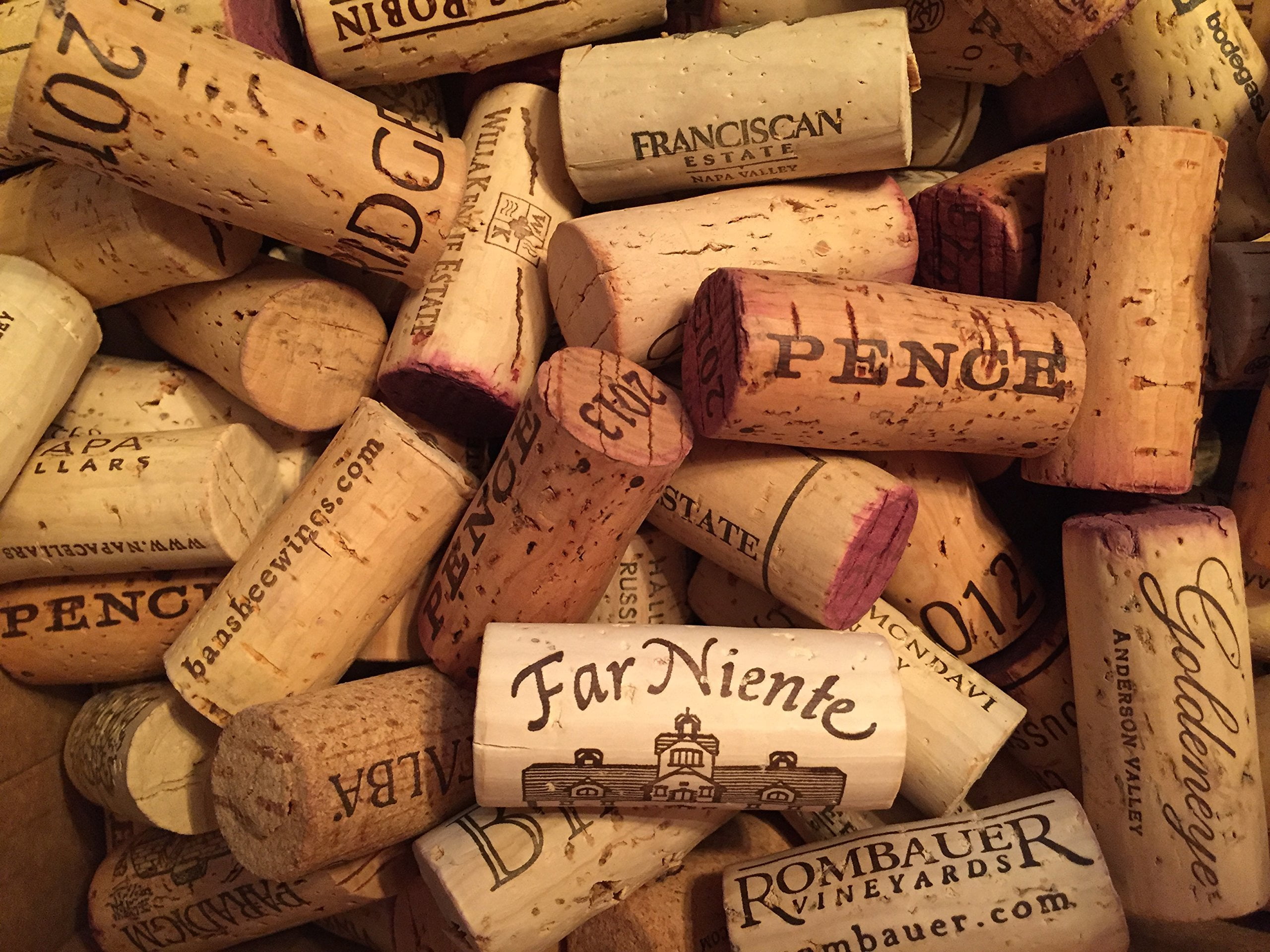Assorted Natural Recycled Wine Corks - 50 Count