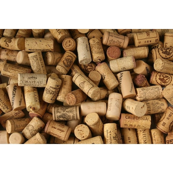 Premium Recycled Corks, Natural Wine Corks From Around the World 100 Count