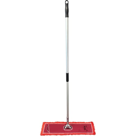 Premium Red Microfiber Dust Mop Set - Efficient Cleaning Kit - 36"
