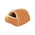 thumbnail image 1 of Premium Removable & Washable Pet Nest Bed with Warm Insulation, Semi-Enclosed Design for Small Cats and Dogs, Comfortable and Hygienic Resting Space for Winter Comfort, 1 of 5
