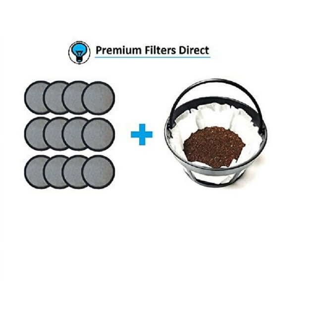 Premium Replacement Charcoal Water Filter Disks for Mr. Coffee Machines