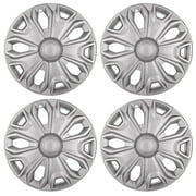 Hubcap Replacement for Ford Transit 150, 250, and 350 2015-2024, 16-inch Original-Style Replica with Heavy-Duty Clips Silver, 4 Pieces