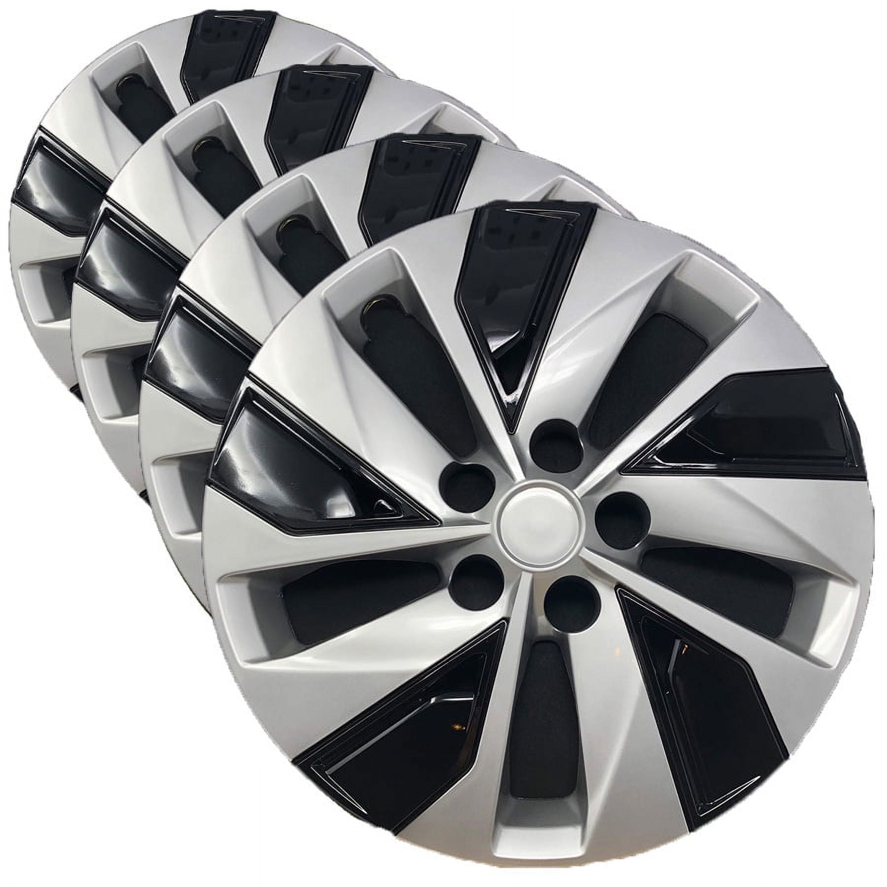 16” Gloss Black 10-Spoke Wheel Cover Hubcap – Fits 2013-2018 Nissan Altima, Single Hubcap