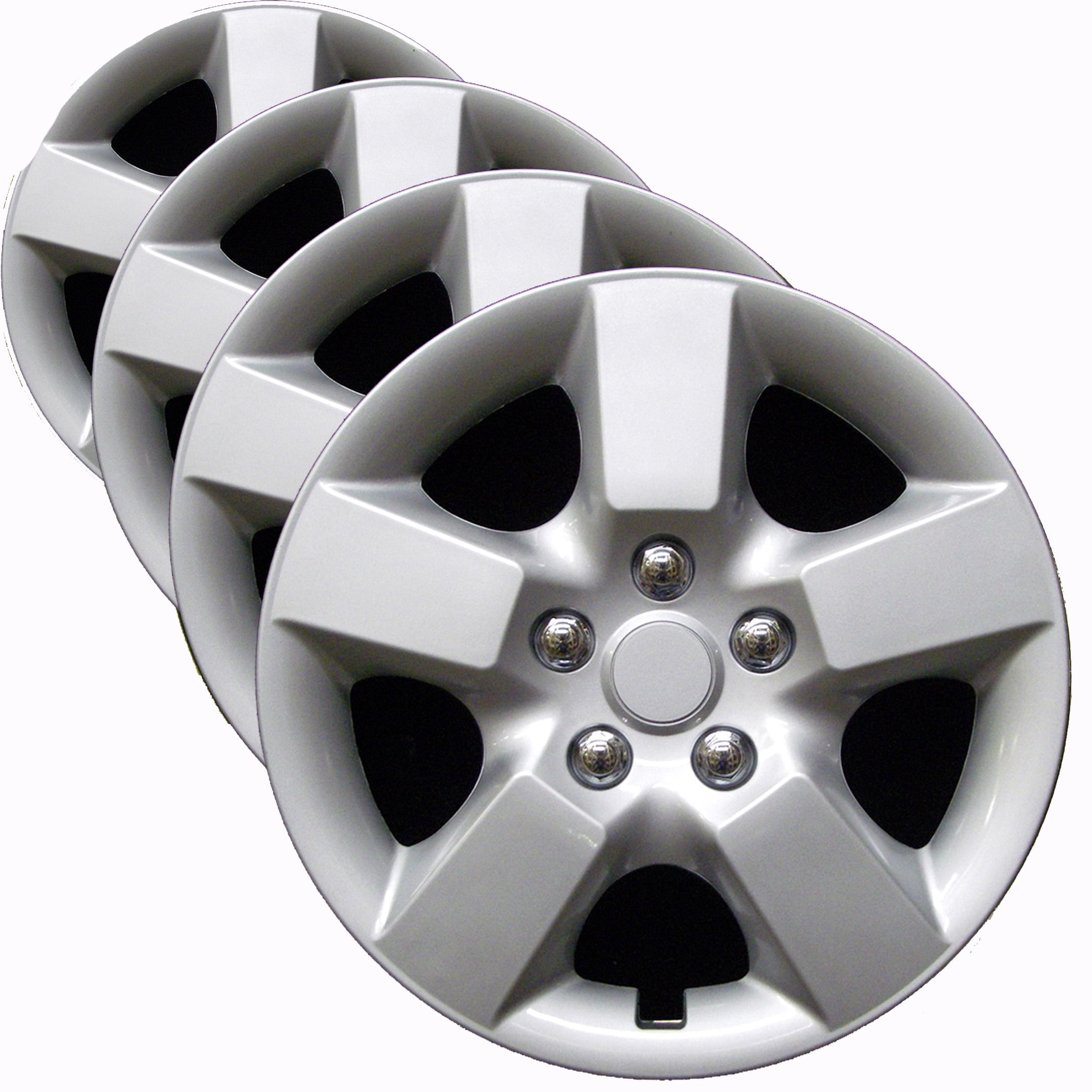 Premium Replica Hubcap Set for Nissan Rogue 2008-2015 - Replacement 16-inch Wheel Covers
