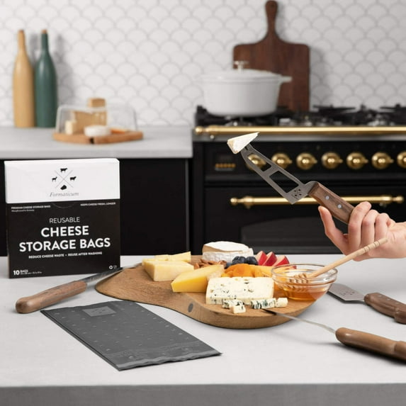 Premium Reusable Cheese Storage Bags, Box of 10
