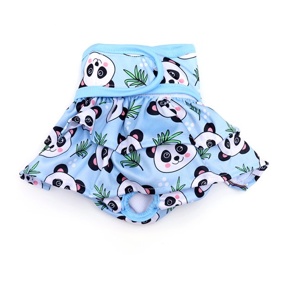 Premium Reusable Doggie Diapers,High Absorbency Leak-Proof Puppy Diapers for Female Dog in Heat, Period, Incontinence, Excitable Urination Girl Dog Diapers Dress