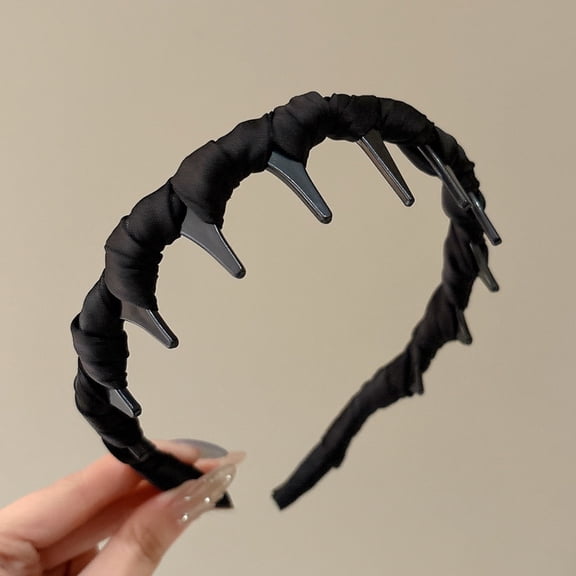 Premium Reversible Hair Comb Headband with Teeth - Soft Elastic Headwrap for Women, Perfect for Workouts & Daily Styling