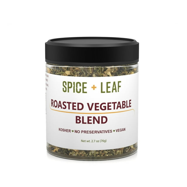 Premium Roasted Vegetable Blend by Spice + Leaf Vegan, Kosher, and No Preservatives Seasoning