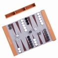 thumbnail image 1 of Premium Rolls Up Backgammon Board PU Backgammon Game Mat Board Foldable Design For Camping And Social Gatherings, 1 of 12