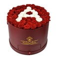 thumbnail image 1 of Premium Roses| Real Roses That Last a Year | Fresh Flowers| Roses in a Box (Custom Box, Large), 1 of 5