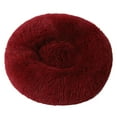 thumbnail image 1 of Round Calming Cat Bed with Plush , 15.7 Inch Washable Pet Bed for Indoor Cats & Small Dogs - Anti-Anxiety Donut Cushion with Thick Non- Base for Cozy Comfort, 1 of 4