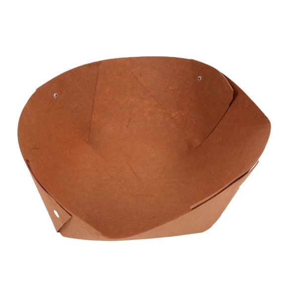 Premium Round Felt Hanging Basket Liners 12 inches / 30.48 cm, Replacement Coconut Coir Alternative for Indoor Outdoor Plant Flower Pots, Breathable Garden Decor Planter Insert, 3 Pack Brown