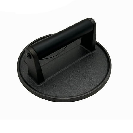 Premium Round Grill Press - Improve Your Grilling Experience Instantly