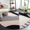 thumbnail image 1 of Premium Round Handmade Rug with Geometric Patterns made with High Quality Wool Best Suites in your Living Room, 1 of 4