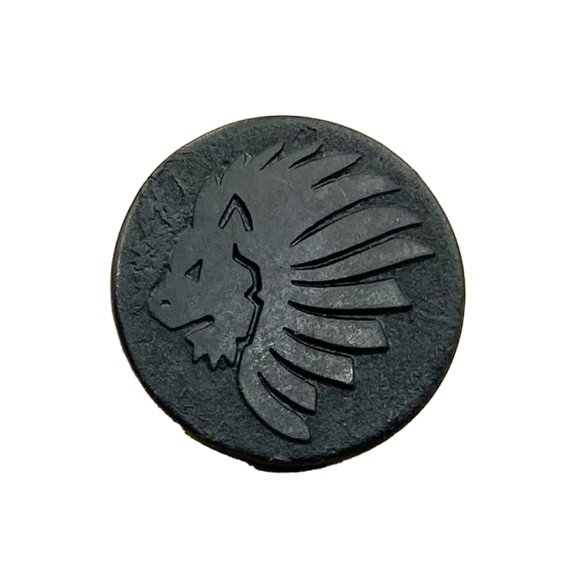 Premium Round Shungite Stickers with Pattern for Cell Phone Case Laptop Tablet Computer - Polished Shungite Protection Plate with Carbon Fullerenes (Eye of God)