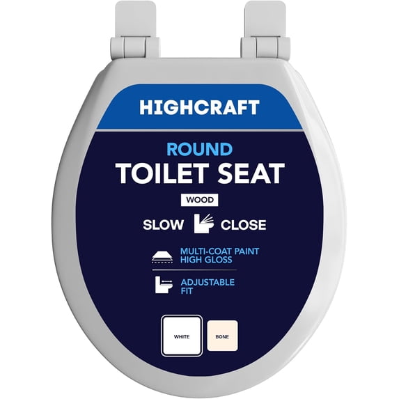 Slow Close Round Toilet Seat