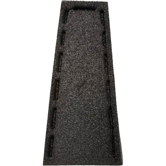 Premium Rubber Downspout Splash Block Rain Guard Stone Textured Drain