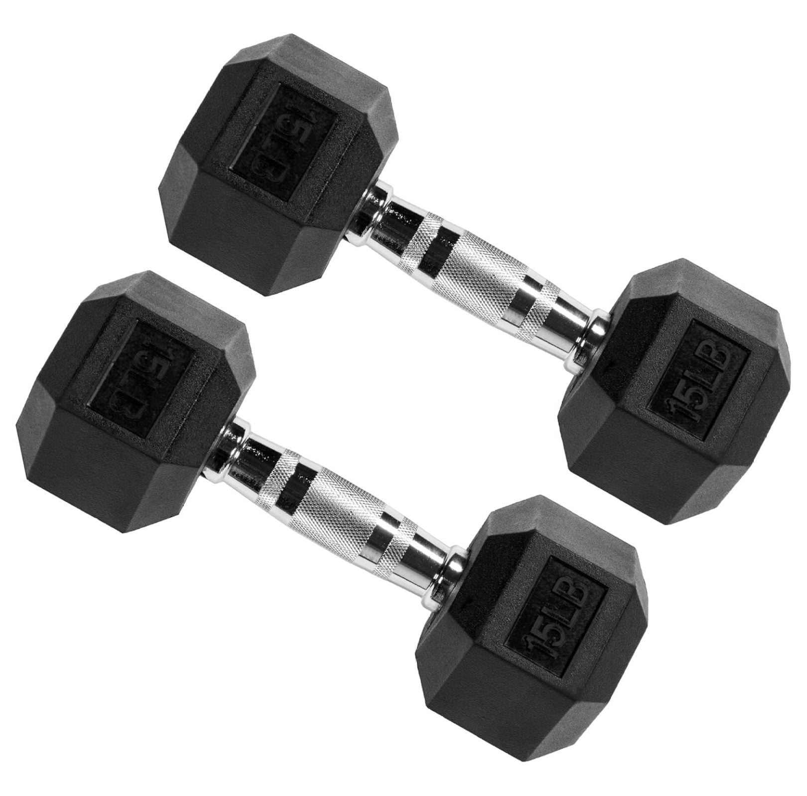 Premium Rubber Encased Hex Dumbbell