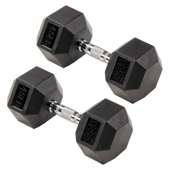 Premium Rubber Encased Hex Dumbbell