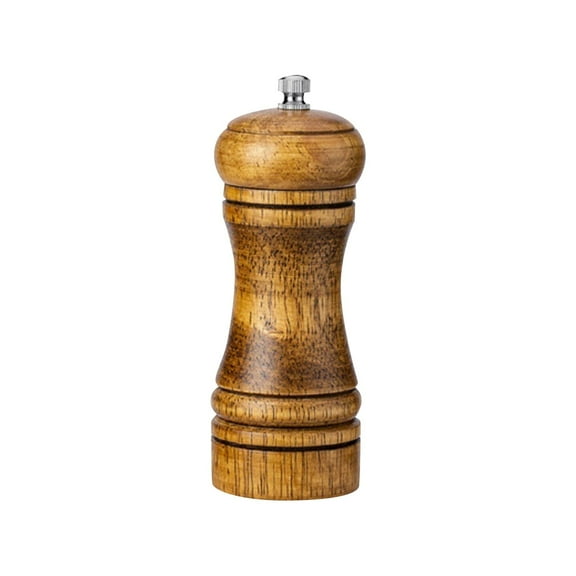Premium Rubberwood Black Pepper Grinder - Stylish and Durable Design Great for Enhancing Gourmet Cooking Experiences - A