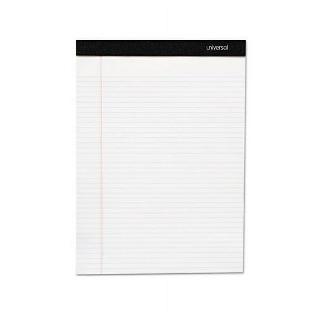 Premium Ruled Writing Pads Wide/Legal Rule, 8.5 x 11, White, 50 Sheets