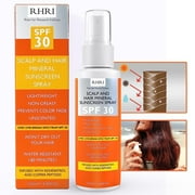 Premium SPF 30 Hair Sunscreen Spray | Sunscreen for Hair and Scalp | Protect from Harmful UV Rays, Color Fade, and Dryness | Non-Greasy Formula