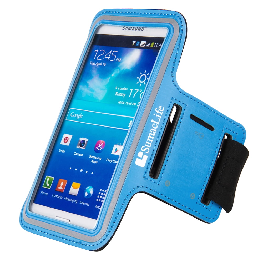 Premium SUMACLIFE Neoprene Workout universal armband Case fits Apple iPhones up to 5.75 x 3 Inches