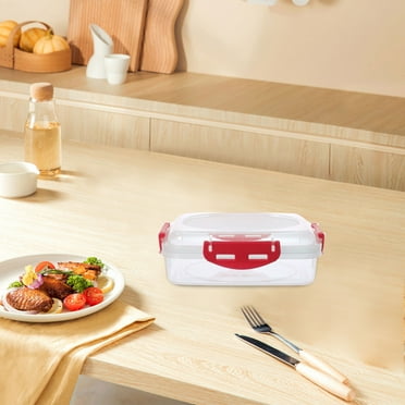 Premium Sandwich Containers & Box - Bpa Free Lunch Containers for Lunch Boxes - Durable & Reusable Sandwich Holder for Freshness Red