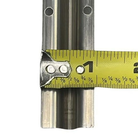 Premium Screw Down Track for Sliding Glass Doors | Stainless Steel Sliding Door Tracks | Patio Glass Door Replacement Hardware Repair Glass Door Track (Length 6 ft)