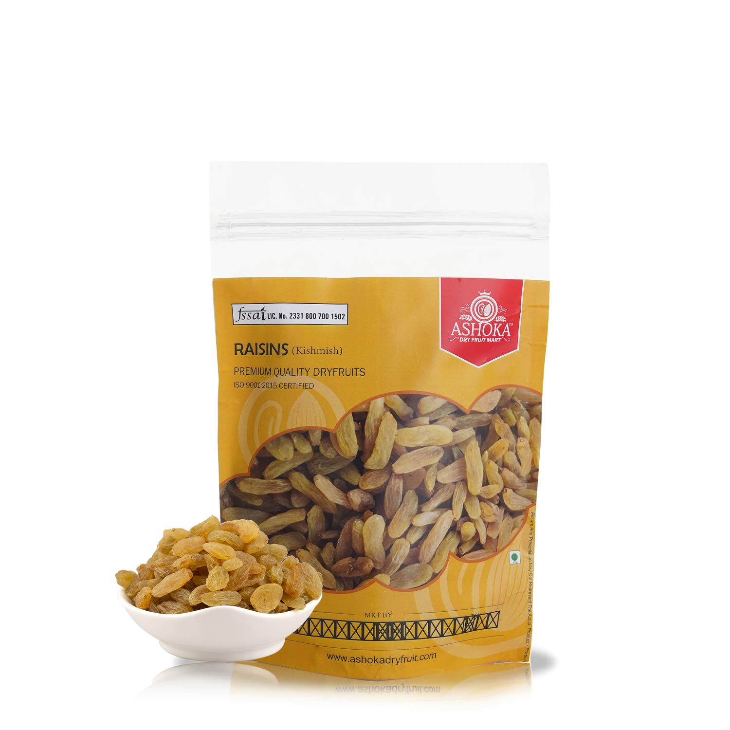 Premium Seedless Raisins Kandhari By Ashoka Dry Fruit 1kg, Rich In