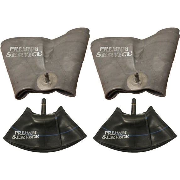 Premium Service Lawn Mower Tire Inner Tube Bundle 2 - 15x6.00-6 / 2 - 20x8.00-8