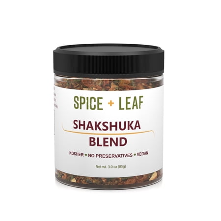 Premium Shakshuka Blend by Spice + Leaf - Kosher, Vegan, Preservative Free, Net Wt. 3 Oz