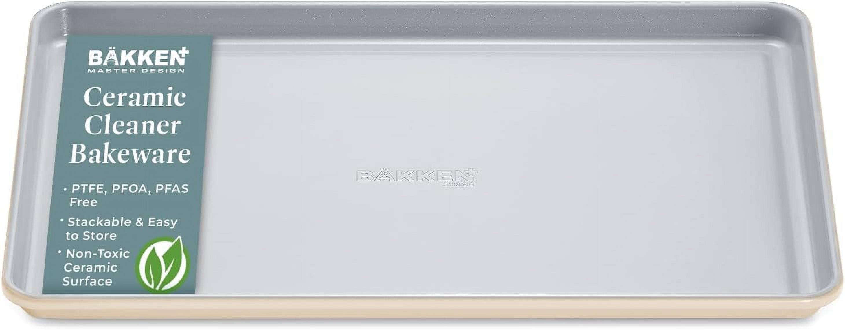 Sur La Table Commercial Sheet Pan Set – 2-Piece Heavy-Duty Aluminized Steel, 17.25"x12.25", Nonstick Silicone Coating, Oven Safe To 450°F - View #3