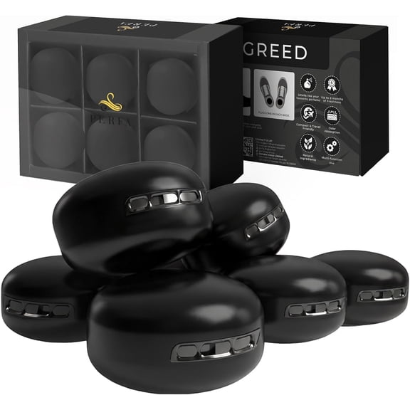 Premium Shoe Deodorizer (Pack of 6) | Scented Odor Ball for Shoes | Long-Lasting | Multi-use Shoe Deodorant for Shoes, Closet, and Bags by