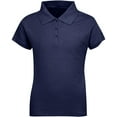thumbnail image 1 of Premium Short Sleeves Girls Polo Shirts – ScotchGuard Treated, Stain Resistant, 1 of 3