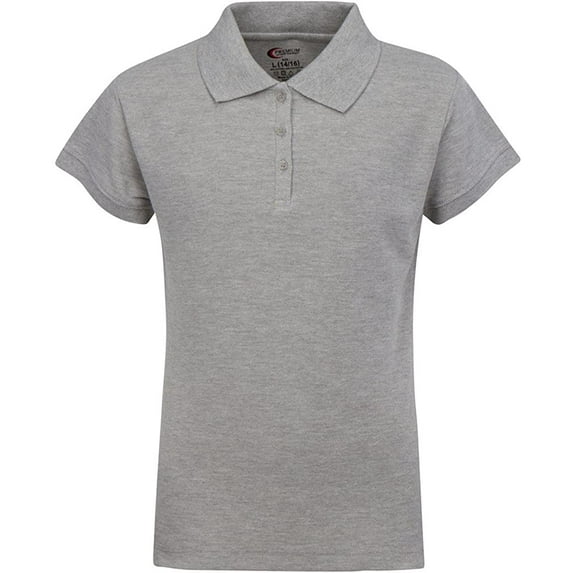 Premium Short Sleeves Girls Polo Shirts ScotchGuard Treated, Stain Resistant