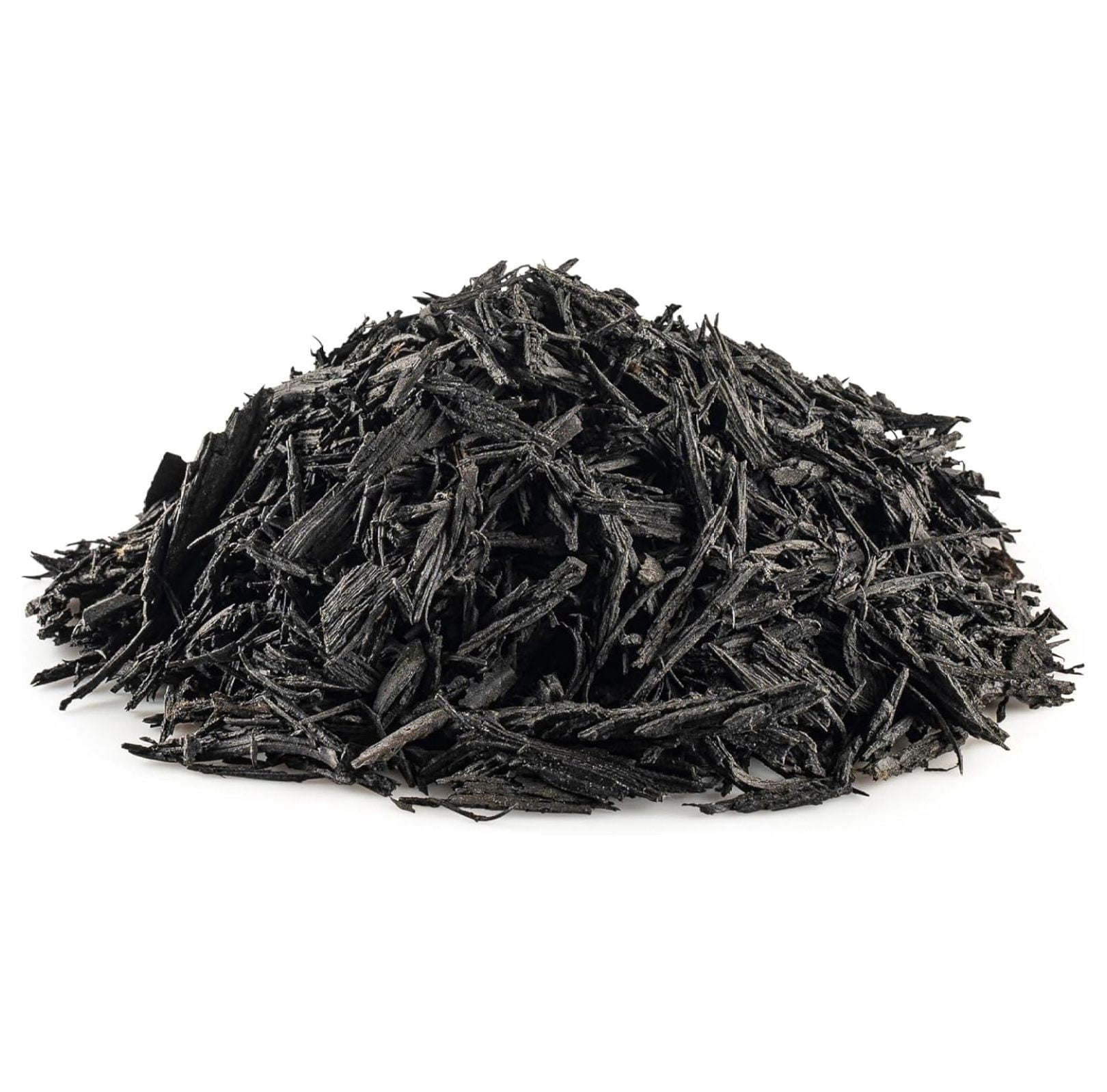 Premium Shredded Rubber Mulch for Gardens, Lawns, and Landscaping | Long Lasting Color | Looks Like Natural Wood Mulch (0.8 Cu. Ft. - 16 LBS, Black)