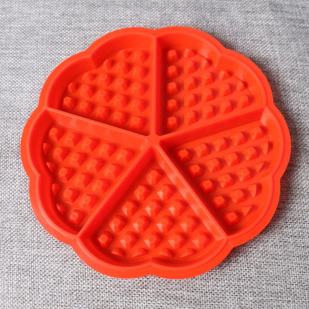 Premium Silicone Heart Shape Waffle Maker for Kids DIY Cake Mold 1
