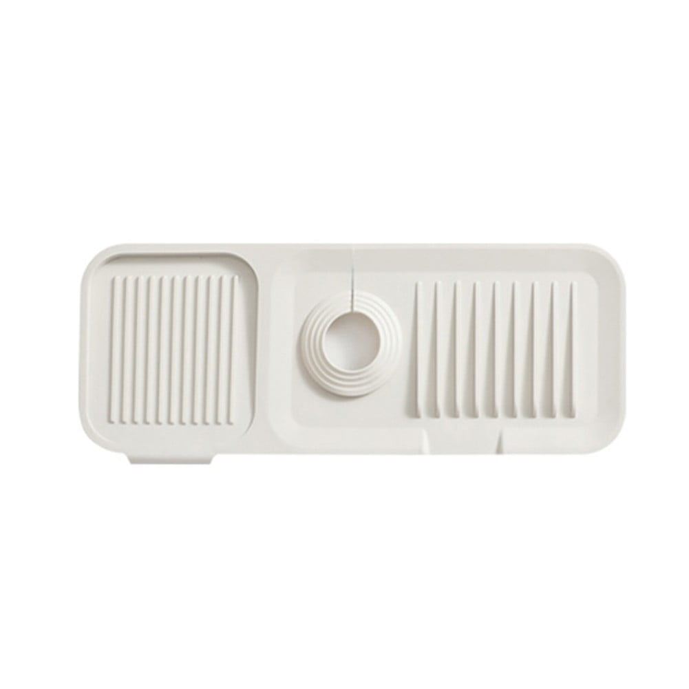 Premium Silicone Kitchen Sink Splash Guard With Soap Drip Tray