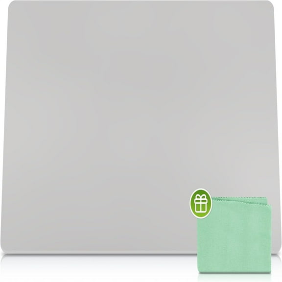 Mat 25" x 17" Cooking Mat Thick , Kitchen Counter Mat - Coffee Machine, Glass  Stove Cover Countertop Protector for Air Fryer, Baking mat (Semi-Translucent)