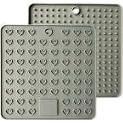 Premium Silicone Pot Holders for Kitchen - Easy to Clean Trivets for Hot Pots and Pans - This Kitchen Tool Works Well as Silicone Trivet, Hot Pads for Oven, Potholders
