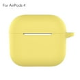 thumbnail image 1 of Premium Silicone Protective Case For Apple Airpods 4 2024 With Lanyard Hole Carabiner Shockproof Dustproof Scratchproof Full Coverage 9 Color Options, 1 of 10