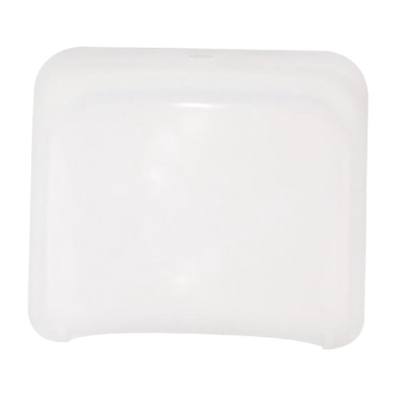 Premium Silicone Reusable Food Storage Bags, 1Pack, White | Multi-Use Food Storage Bags, Lunch Bag, Travel Containers | BPA Free, Leak-free, Dishwasher-Safe, Eco-friendly