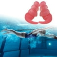 thumbnail image 1 of Silicone Swimming Ear Plugs for Adults & Teens 14+, Waterproof Reusable Earplugs for Swimming Surfing Snorkeling Showering, Comfortable Swim Ear Protection for Pool Beach, 1 of 6