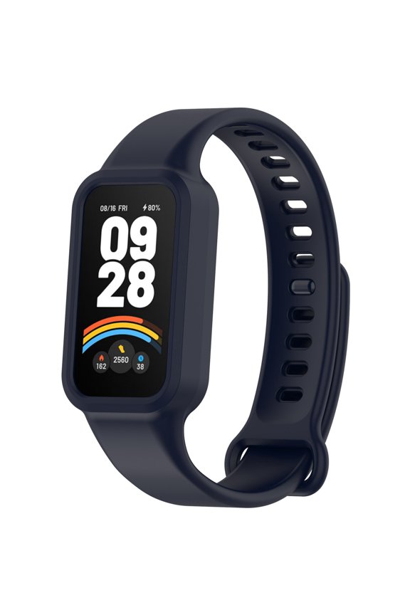 Silicone Watch Band Featuring Secure Locking Mechanism | With Heart Rate Sleep Tracking Fitness Sport Modes For For Most 20MM Watch Models | For Busy Lifestyles Silver