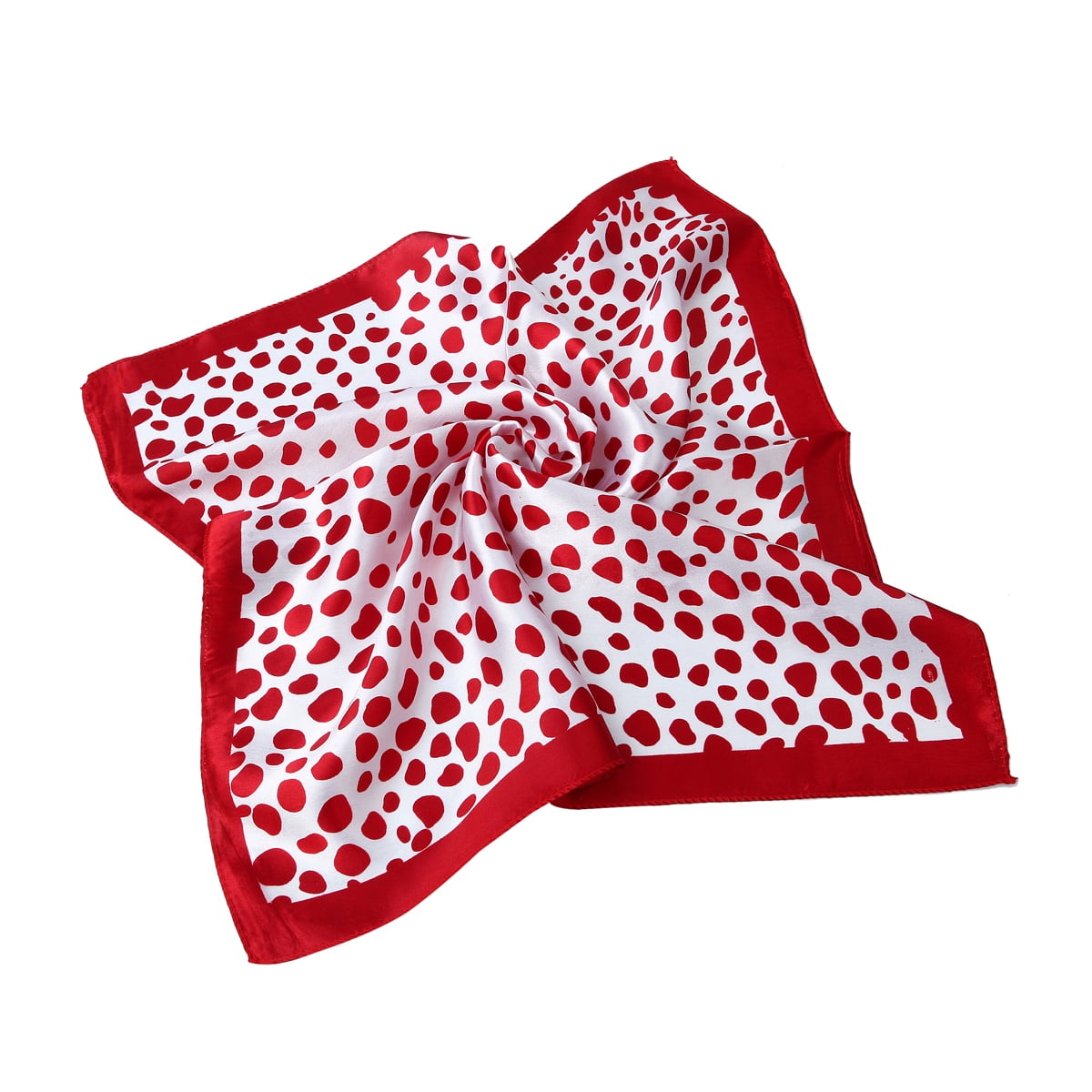 Pure Silk Paw Print Square Scarf - Size 90x90cm