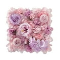 Premium Silk Roses And Hydrangeas Elegant Artificial Flower Wall Panels