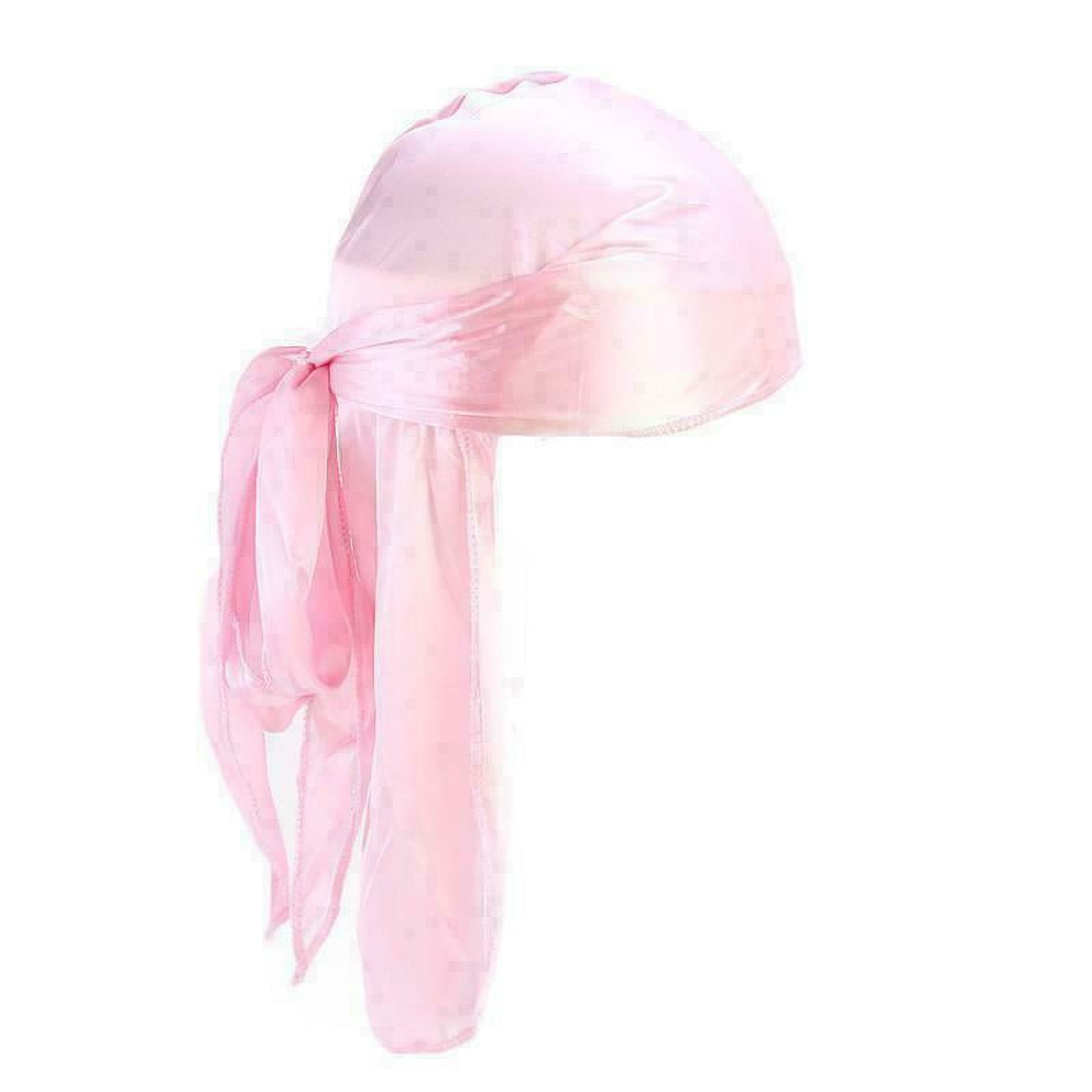 Silky Satin Durag Men's Cap Hat Doo Rag Biker Smooth Head Wrap