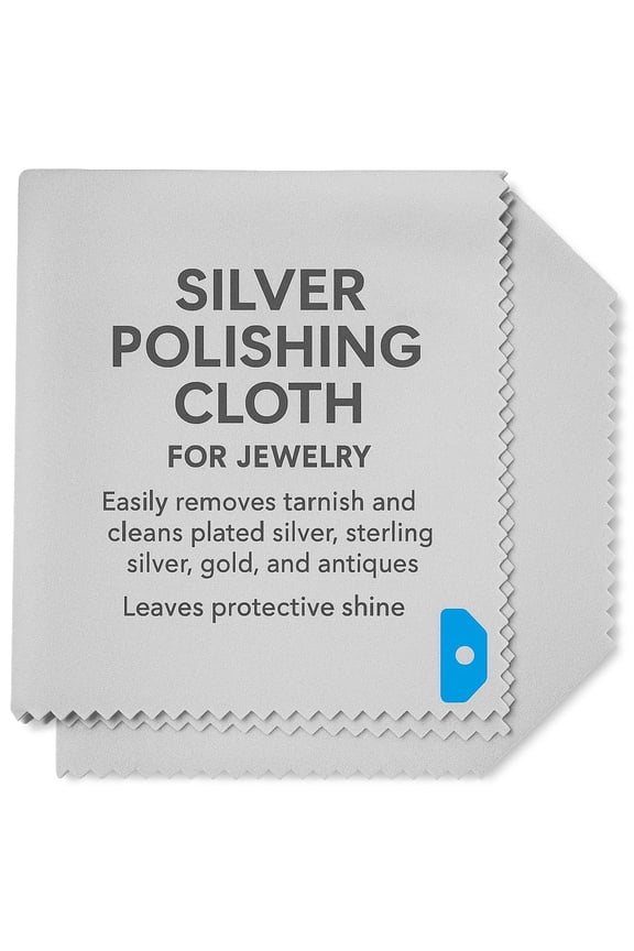 Premium Silver Polishing Cloth for Jewelry Effectively Removes Tarnish from Sterling Silver, Gold, Plated Items, and Antiques Protects and Restores Shine Large 1 LB Cleaning Cloth 707684